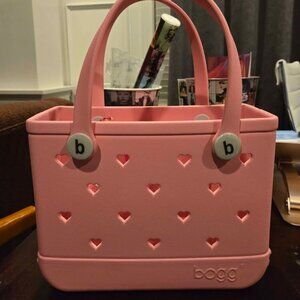 Bitty Bog Bag Heart Bag Pink BubbleGum Valentines limited edition